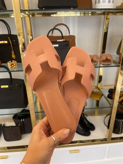 hermes rose aube oran|Oran sandal .